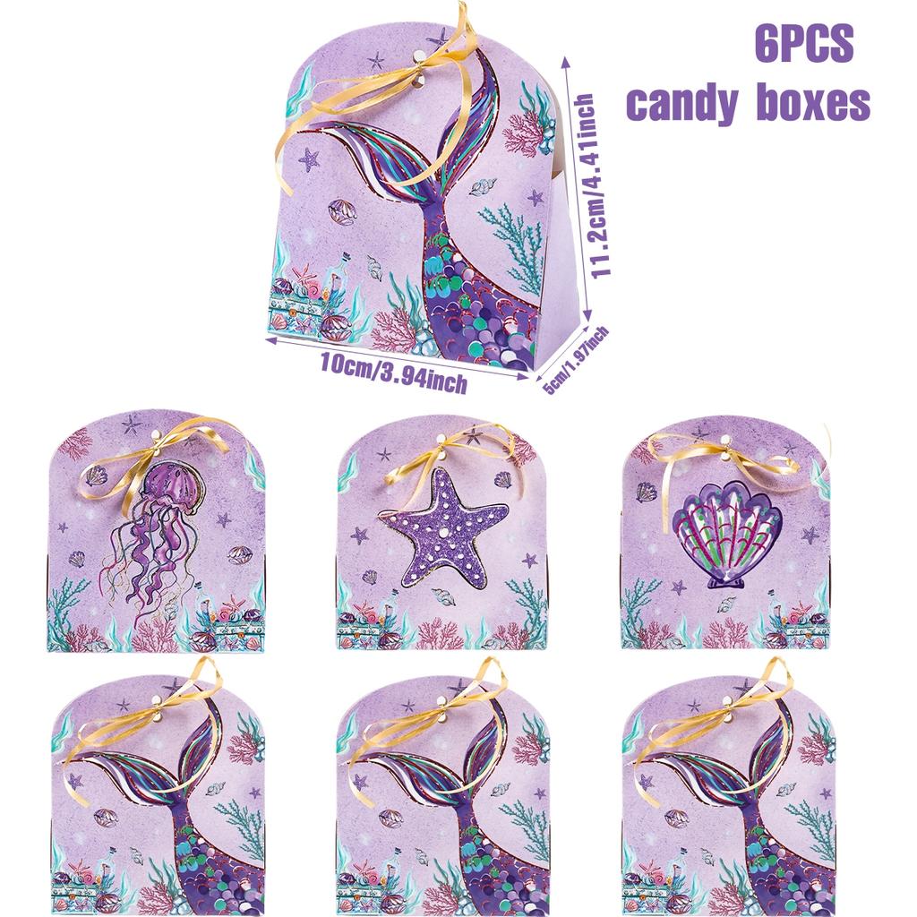 Одноразовая посуда в стиле русалки Декор для вечеринки по случаю дня рождения в стиле русалки Детский детский праздник для девочек Вечеринка под морем Свадебные принадлежности для вечеринок