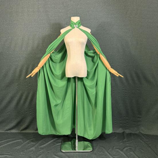 Halter Shawl Solid Color Breathable Off Shoulder Cloak Bright Color