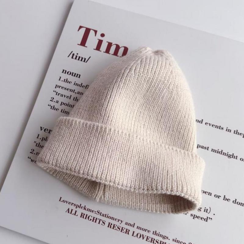 Детская шапочка однотонная вязаная детская зимняя шапка для детей теплая вязаная крючком шапка для мальчиков и девочек шапка для малышей детский чепчик Gorras Gorro