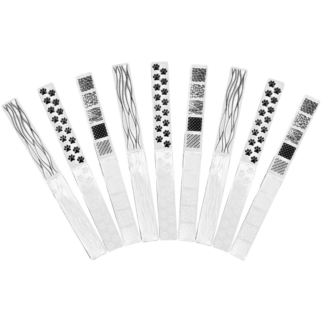 9 шт. Пластиковые папки для тиснения Тисненный шаблон Сделай сам Изготовление открыток Скрапбукинг Инструменты для бумажного творчества