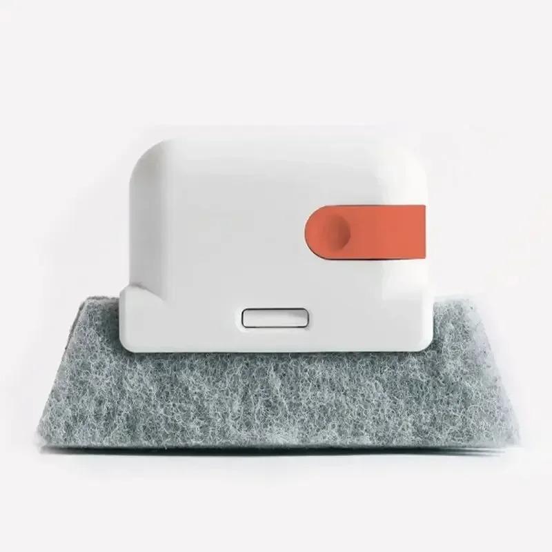 Window Cleaning Brush Windowsill Groove Deadend Cabinet Crevice Brush with Replace Head Household Multifunctional Cleaning Tools