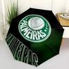 Автоматический зонт с принтом логотипа SE Palmeiras, 8 спиц, железный каркас, пластиковая ручка, подходит для путешествий на открытом воздухе и на каждый день, идеальный подарок