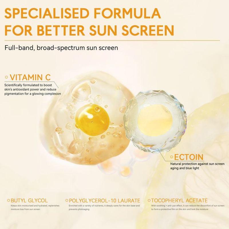 DEROL - Восстанавливающая солнцезащитная эссенция SPF50 PA++++