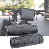 1 Pair Bike Handlebar Sleeves Shock Absorption Anti-slip One-sided Locking Rubber Dustproof Bicycle Cycling Handle Bar Grips Replacement Parts