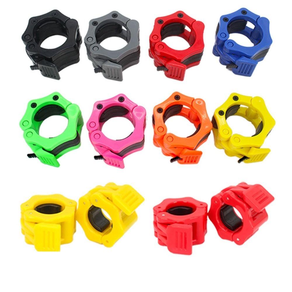 1 пара 25/30 мм фитнес-штанга зажимы быстросъемные хомуты штанга гантели шток фиксатор вращения