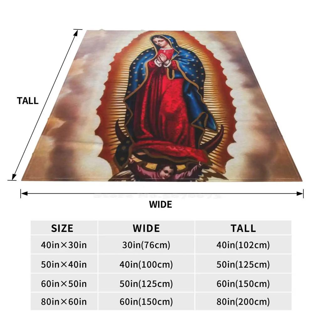 Гваделупская Дева Мария Virgen De Guadalupe креативный дизайн удобное теплое фланелевое одеяло католическая мать Дева Мария религия