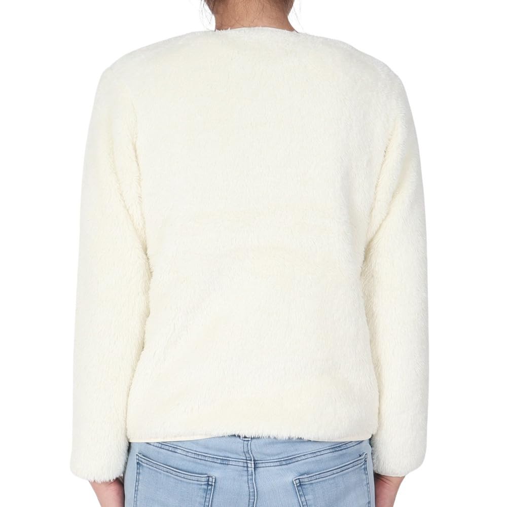 Outerwear Long Sleeve Embroidered Script Logo Snap Jacket Basic M [Champion] Women's CW-Y607 Off-White