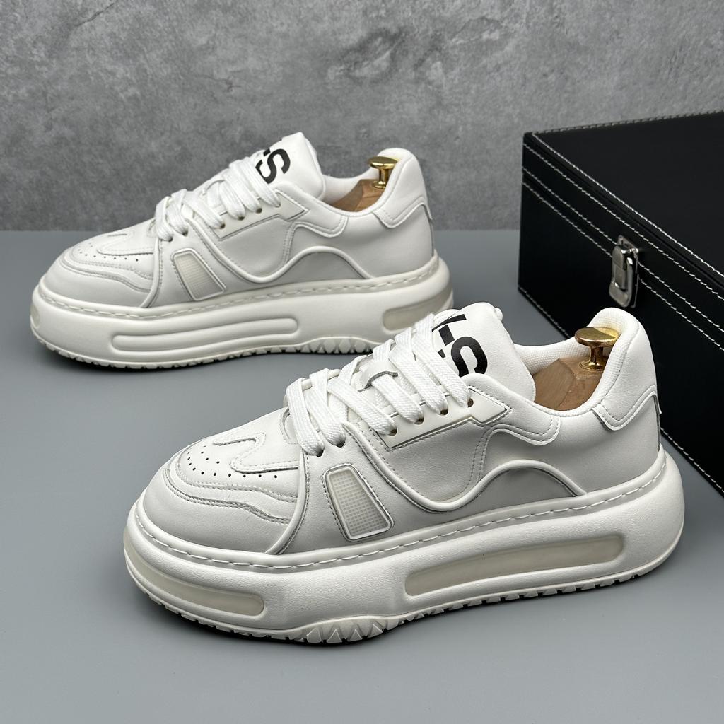 Модные новые классические мужские туфли на толстой подошве с увеличенной высотой, простые модные повседневные туфли, удобные на мягкой подошве, износостойкие спортивные туфли