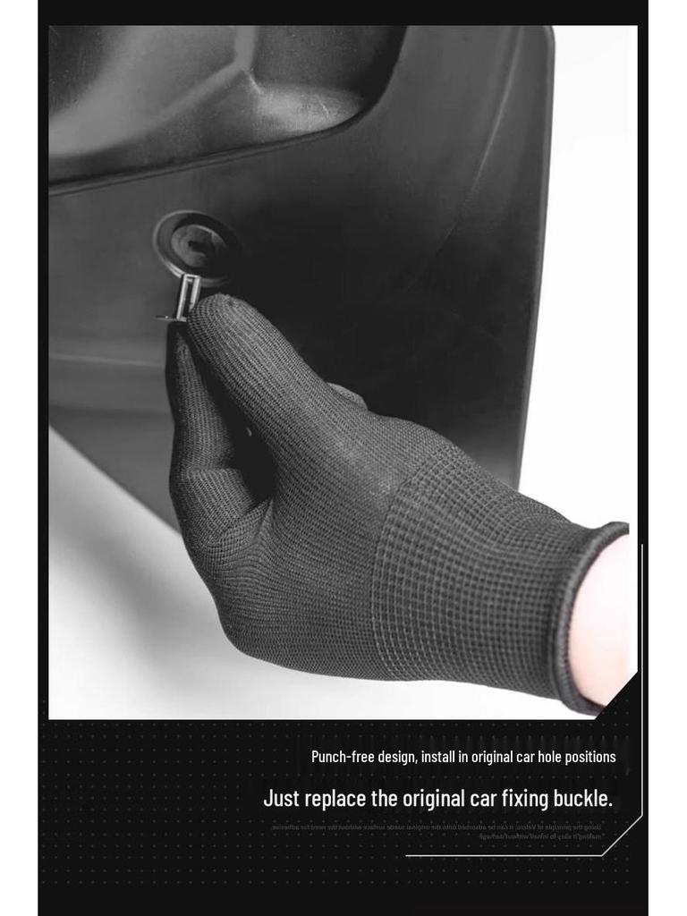 Invisible Mudguard for Tesla Model Y/3 Facelift - Hidden Car Decoration Accessories