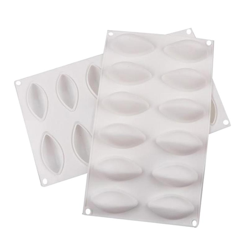 12-гнездная силиконовая форма для помадки торта, форма для кнелей, инструмент для муссового торта