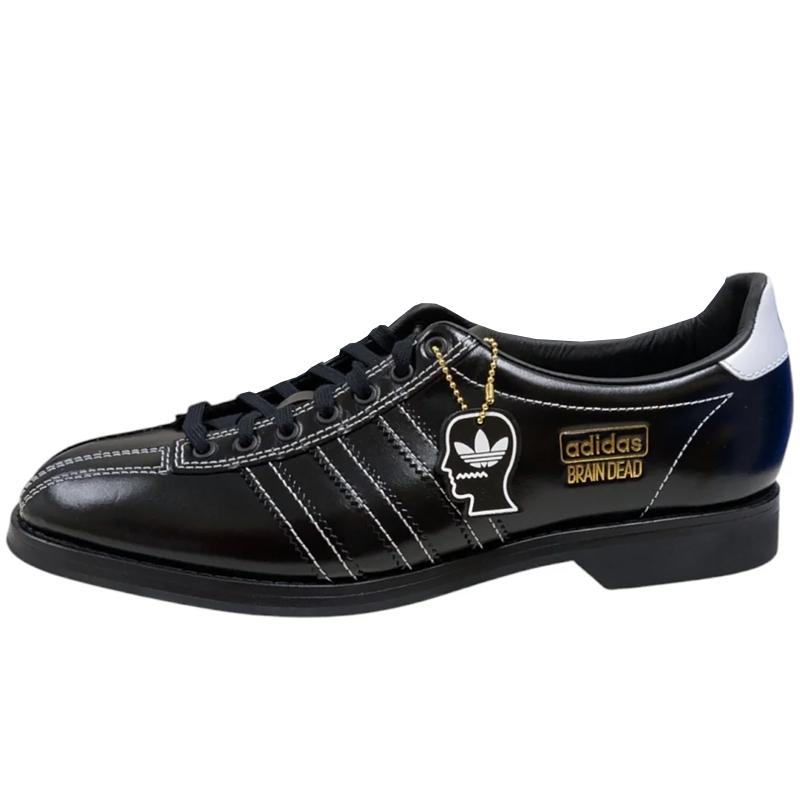 Brain Dead x Dover Street Market x adidas Bowling Black Men Sneakers Core-Black Gold-Metallic JP9838