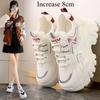 Women's New Shoes for Spring All-Match Height Increasing Women's Wear-Resistant Platform Casual Sneaker
