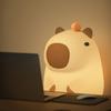 1 оранжевый ночник CAPYBARA, сенсорная лампа для спальни, прикроватная лампа для важных персон