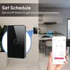 DUOMEI Smart Light Switch Toughened Glass Touch Tuya Switch Panel U.S. Wifi Zigbee 1/2/3/4 Gang Wall Switch Home Voice ABS