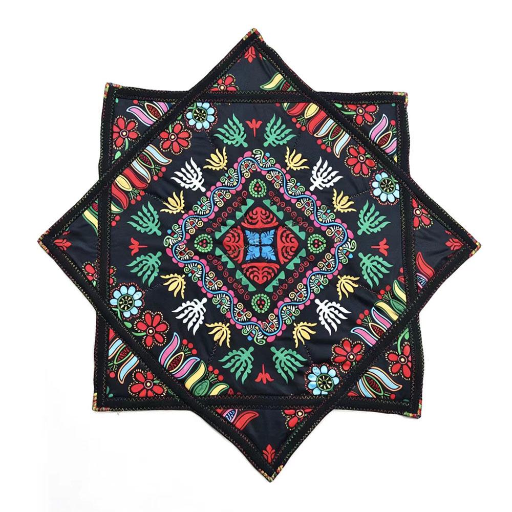 Dapo Flow Colorful Octagonal Yangge Dance Handkerchief for Electronic Music Festival