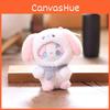 Dog Cat Cute Rabbit Panda With Scarf Plush Toy Pendant Keychain For Bag Decor