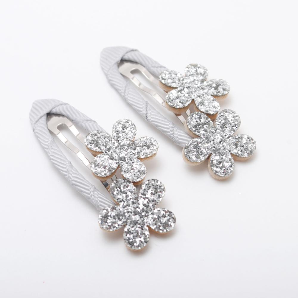 Girls Hairpins Star Heart 5CM Hair Clips Children Hair Accessories Princess Cute Glittering BB Girls Hairclips