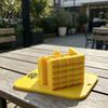 House for Balcony 3D Printed Bee Outdoor Honeycomb Hotel Garden Yard Nesting Site Small Hive Bees Butterflies Ladybugs Pollinators