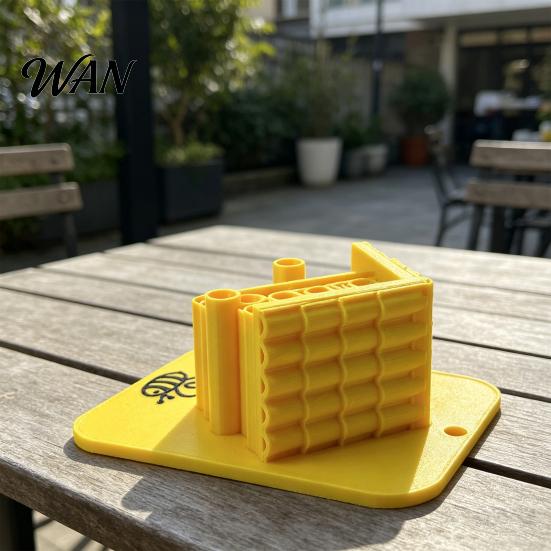 House for Balcony 3D Printed Bee Outdoor Honeycomb Hotel Garden Yard Nesting Site Small Hive Bees Butterflies Ladybugs Pollinators