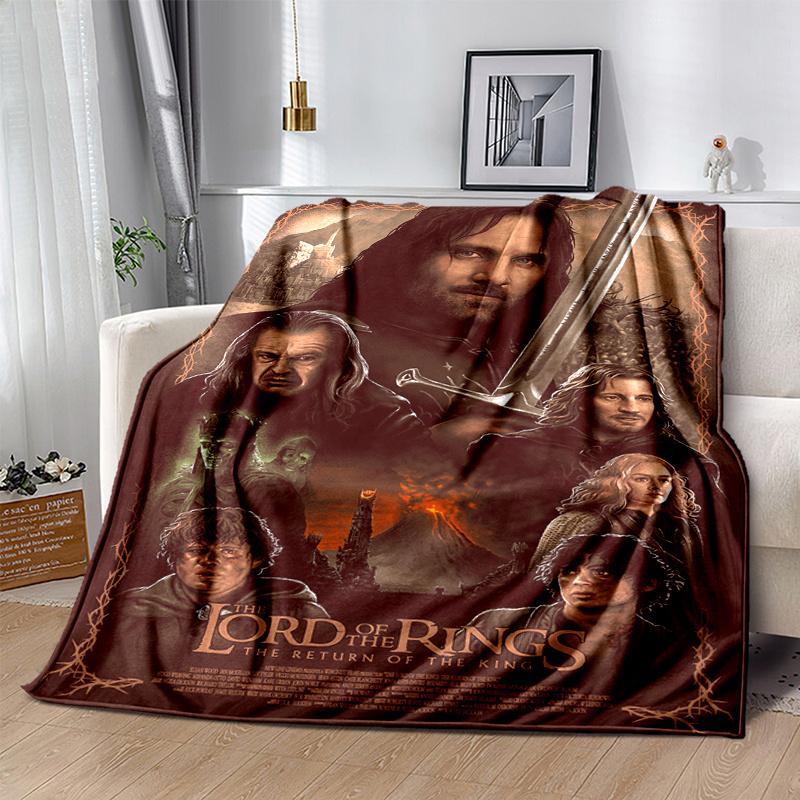 Lord of the Rings: Return of the King Movie Poster PrintPrint Blanket, Soft Blanket For Sofa Office Bed And Travelling Daughter Birthday Gif