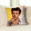 Наволочки для подушек с изображением певца H-Harry S-Styles для спальни, гостиной, дивана, домашнего декора. Полиэстеровая наволочка на молнии