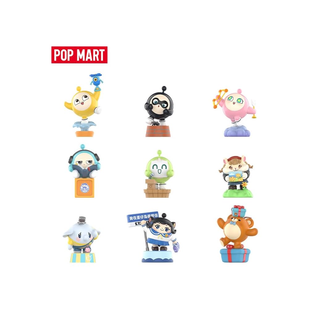 Pop Mart Eggy Party Красочная игровая площадка Классическая фигурка 1 шт. Игрушка-сюрприз Коллекционная модель