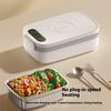 Rechargeable Lunch Box With 14000mAh Battery 7 Stage Heating Control 304 Detachable Inner Container Wireless Food Heating System