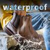 Water Proof Safety Work Shoes For Men Steel Head Leather Boots Male Footwear Indestructible Construction Brown Work Shoes