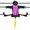 Large Crashing Witch Into Tree Halloween Decoration Outside Flying Witch Hitting Tree Prop for Outdoor Yard Garden Lawn Front Porch Decor