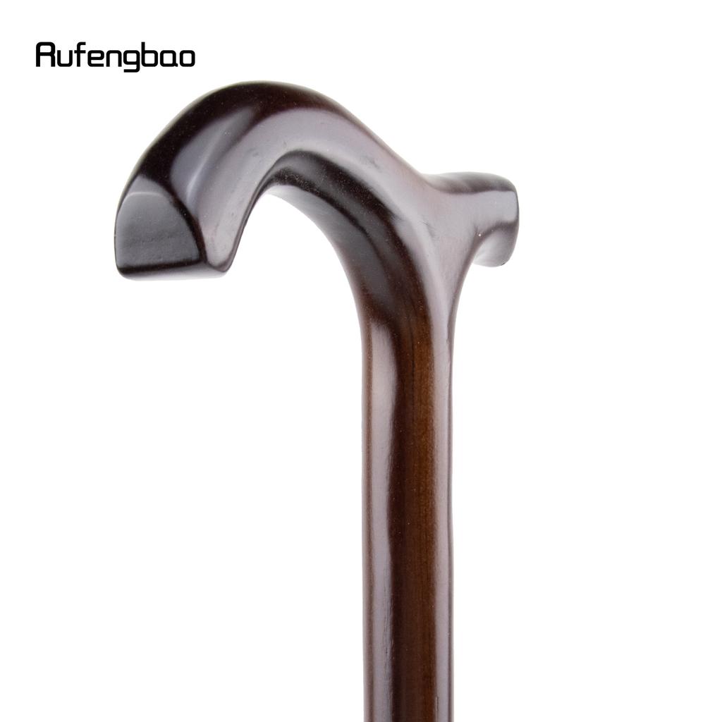 Коричневая деревянная трость с одним шарниром, модная, для ходьбы, декоративная, для косплея, на Хэллоуин, булава, костыль, жезл, посох, 92 см