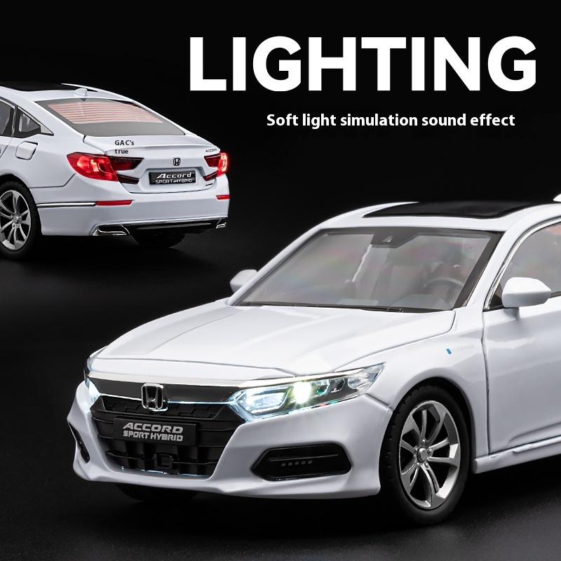 1:24 Honda Accord Limousine Sound & Light Alloy Metal Diecast Car Model Desktop Decoration Ornaments Toy Birthday Gift With Boys MG3