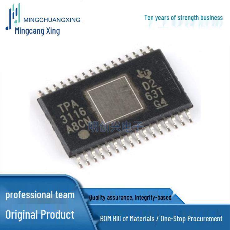 TPA3116D2DADR HTSSOP-32 IC: New Original Integrated Circuit in Stock