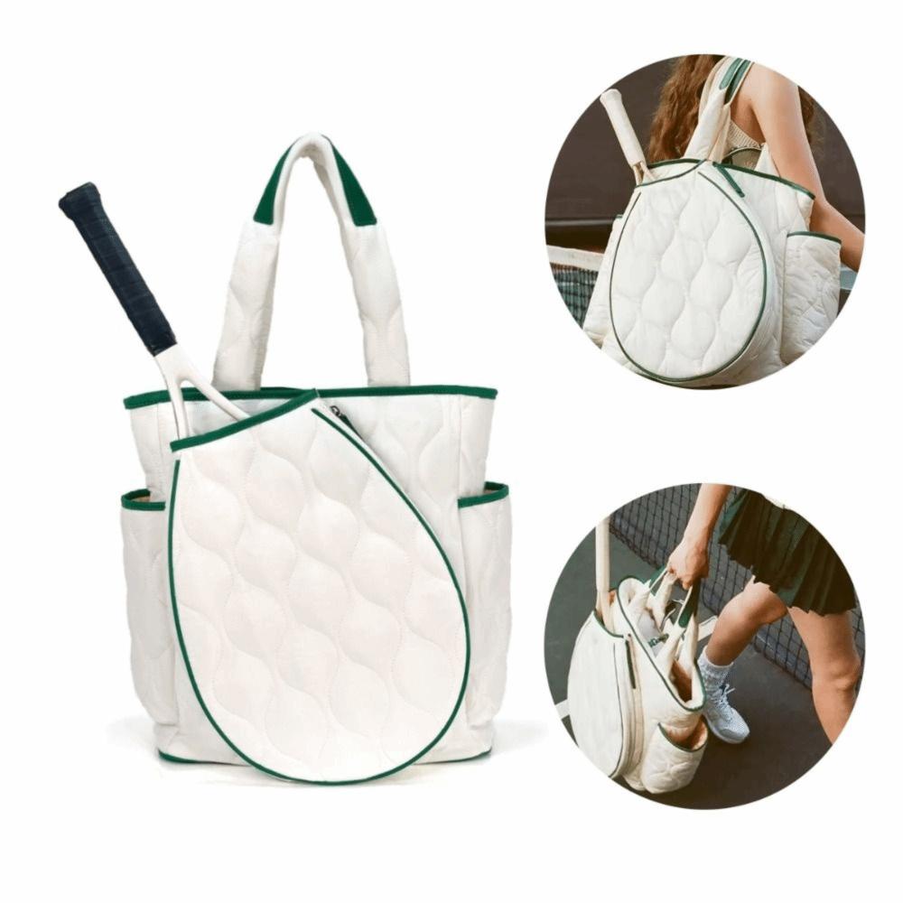 Waterproof Tennis Racket Backpack Extra-Large Shoulder Bag Stylish Tennis Tote Bag Racquet Sports