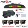 FirstSafe Car Parking Sensor Kit LED Display With 22mm 4 Sensors Radar Detector System Universal All Car