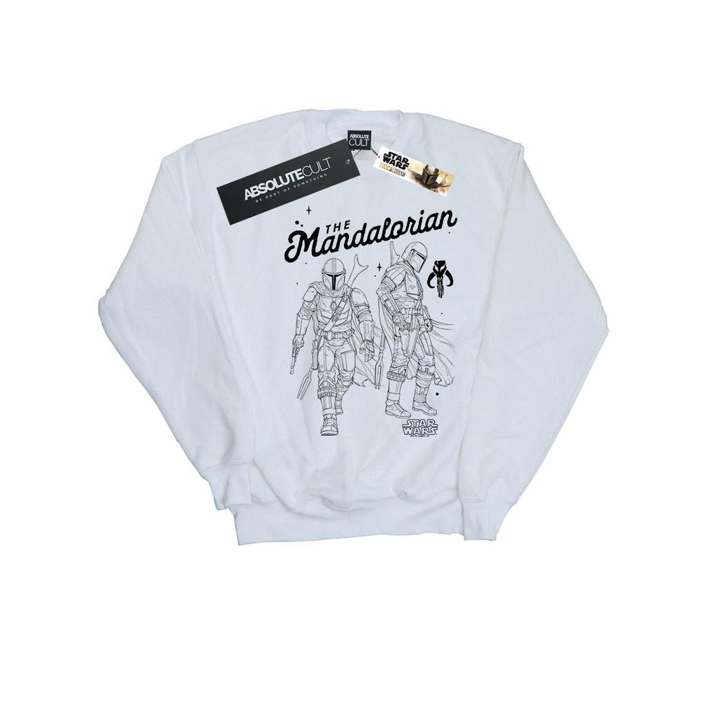 Star Wars Womens/Ladies The Mandalorian Hunter Profile Sweatshirt