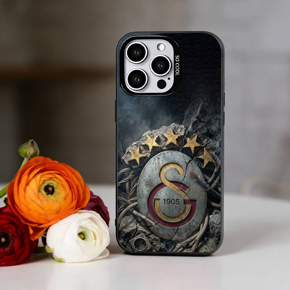 G-Galatasaray SK 1905 Edition Phone Case For iPhone 17,16,15,14,13,12,11 Plus,Pro Max,XS,Colorful Silver Phone case Funda Cover