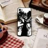 Scenic tree Phone Case Black Silicone Soft For Samsung S25,S24,S21,S22,S23,S30,Ultra,S20,Plus,Fe,Lite