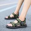 Fashion Black Outdoor Beach Sandals Men Summer Leisure Holiday Sandals Sneakers Men Shoes 2024 New Outdoor Male Retro Comfortable Casual