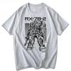 2026 Новая футболка с принтом Mobile Suit Gundam, футболка с коротким рукавом, унисекс и женская футболка, спортивная и фитнес футболка унисекс, уличная одежда