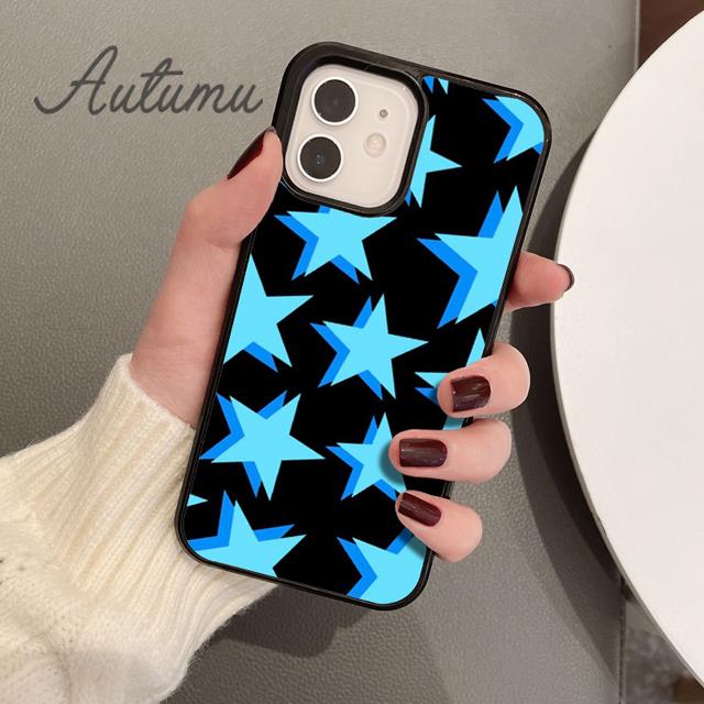 Чехол для телефона с тенями и звездами для iPhone 11 12 13 14 Pro Max mini X XR XS SE 2020 5 6S 7 8 Plus Samsung Galaxy S21 S22
