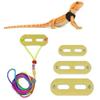 Adjustable Reptile Harness Set Soft Lizard Leash Durable Lizard Traction Rope  Amphibians