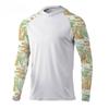Mens Womens Quick Dry UV Protection Hooded Fishing Shirt Long Sleeve Breathable Outdoor Sportswear Summer