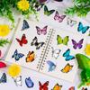 100-500pcs Creative Butterfly Decorative Stickers Gift DIY Phone Case Clipbook Water Cup Notebook stationery Stickers