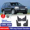 Car Accessories FOR Jeep Grand Cherokee 1999-2004 Mudguards Fender Mud Flap Guard Splsh Front Rear 4pcs Mudflaps