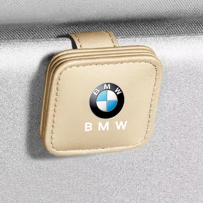 BBLB5 Visor Sunglasses Holder Clip Eyeglass Holder For BMW M Power X1 e84 X3 f25 X5 e53 x6 e71 ix3 i3 320i 330d M4 1 3 5 Series