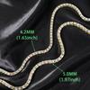 Hip Hop 5MM Tennis Chain Iced Out Bracelet Necklace Men Fashion Silver Color Tennis Jewelry Chains Women 20inch Choker Punk Gift