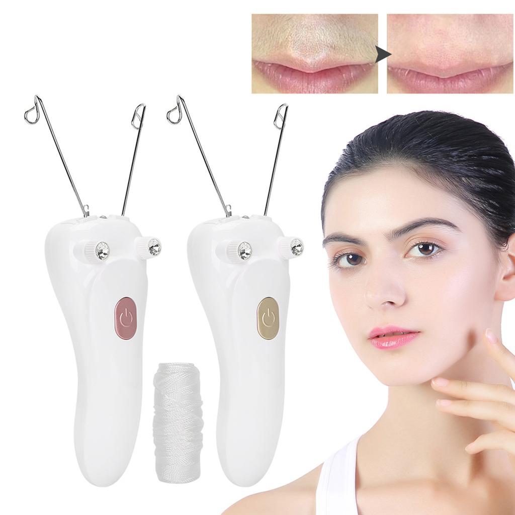 Электрический эпилятор для удаления волос с зарядкой через USB Эпилятор с хлопковой нитью (хост-хост с хлопковой нитью USB)