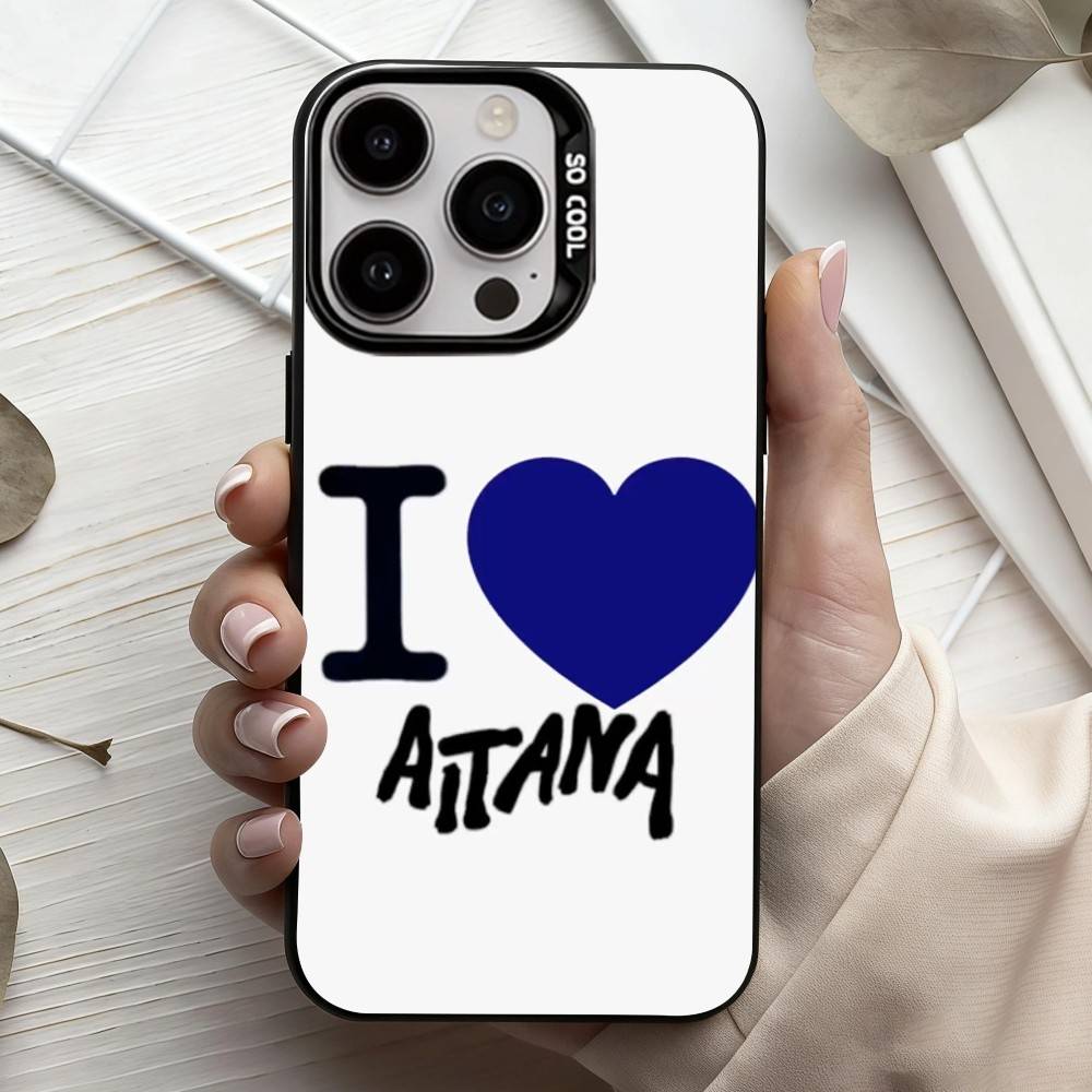C-Четвертый A-АйтанаС Синий Чехол для телефона Для iPhone17,16,15,14,13,12,11 Plus,Pro Max Черный Конфетный серебристый чехол для телефона
