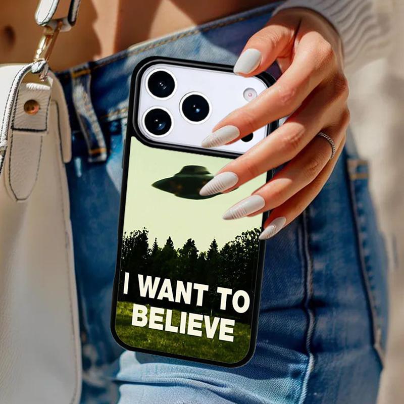 Alien Martian Humans Arent Real Phone Case For iPhone 17 Air 14 15 13 12 Max Cover For Apple 14 15 16 16e 11 Pro Max Plus Coque