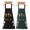 Waterproof Apron Cooking Apron Adjustable Bib Oil-Proof with Pockets Chef Apron for Grilling Baking Husband Wife Gifts Dad Gifts